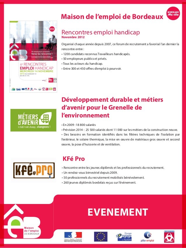rencontre emploi handicap bordeaux 2012